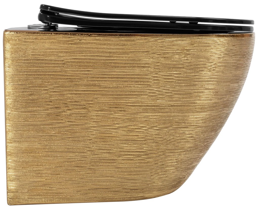WC csésze Carlo Flat Brush Gold