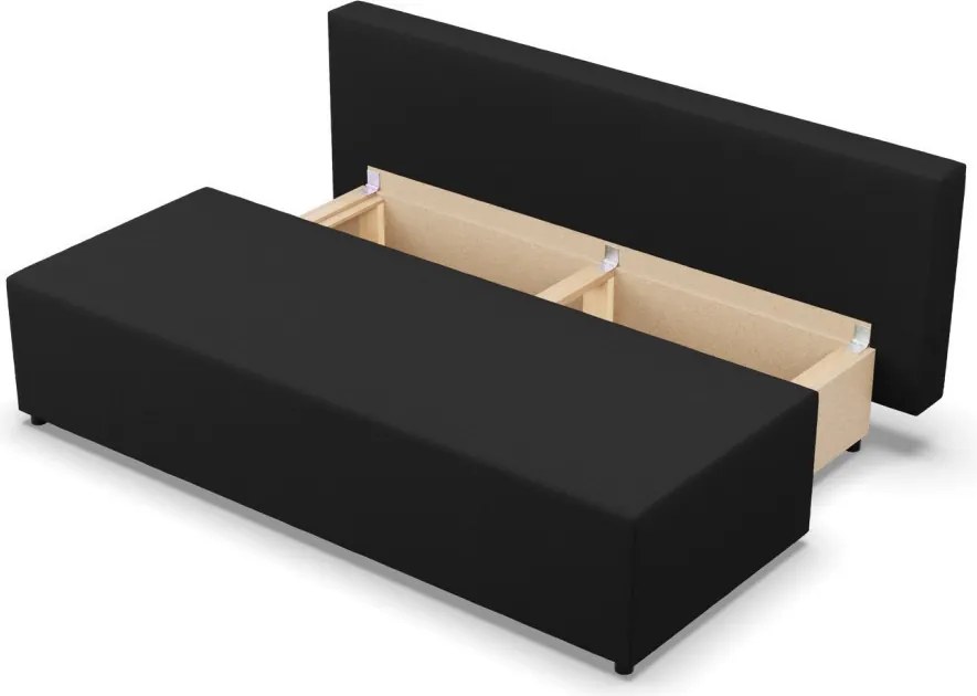 Nobu kanapé, fonott, fekete