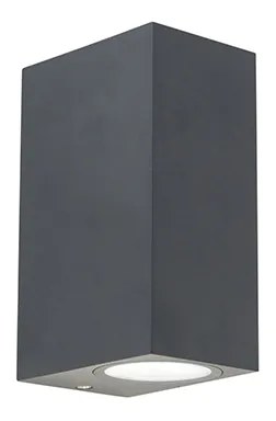 Modern fali lámpa sötétszürke 2-lámpás IP44 - Baleno