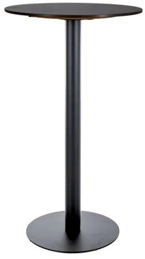 BT-007 kerek bárasztal fekete 60 cm