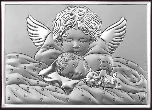 Angyalka kép a gyermek felett Gravírozás Ingyenes 6623/2