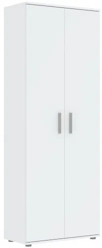 KLARA Polcos Szekrény Fehér Színben 70 cm 2D