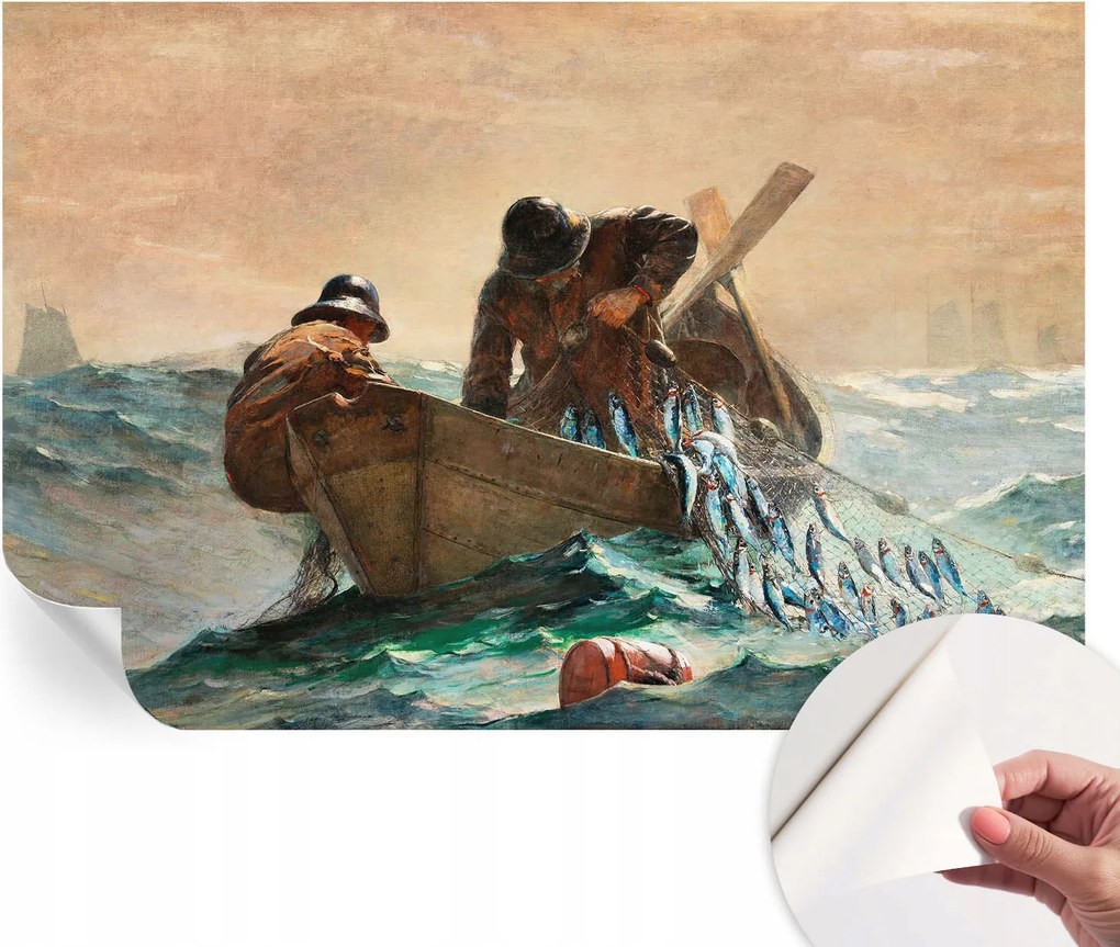 Öntapadós tapéta Divatos 3D fali ragasztóval Tengeri kaland 104x70 cm