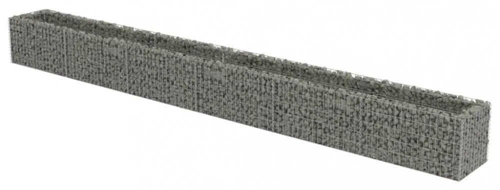 horganyzott acél gabion magaságyás 540 x 50 x 50 cm