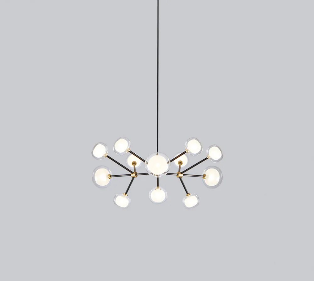 TOOY 552-12-C2-C41-CLEAR NABILA Modern Függesztett Lámpa G9 IP20
