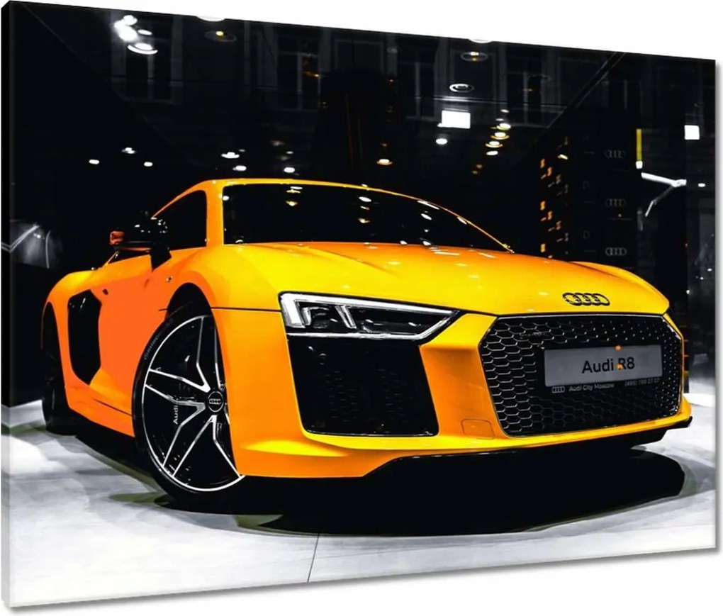Vászonkép 80x60 Sárga Audi R8