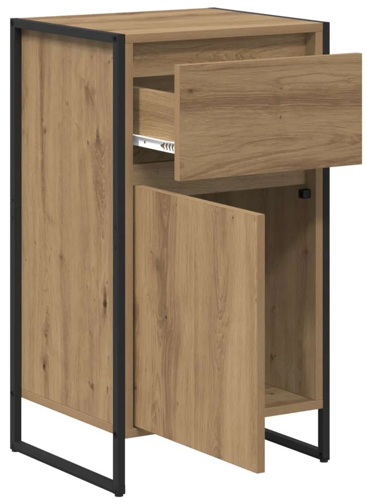 Széf fiókkal Művészi tölgy 81 x 36 x 150.5 cm Faanyag