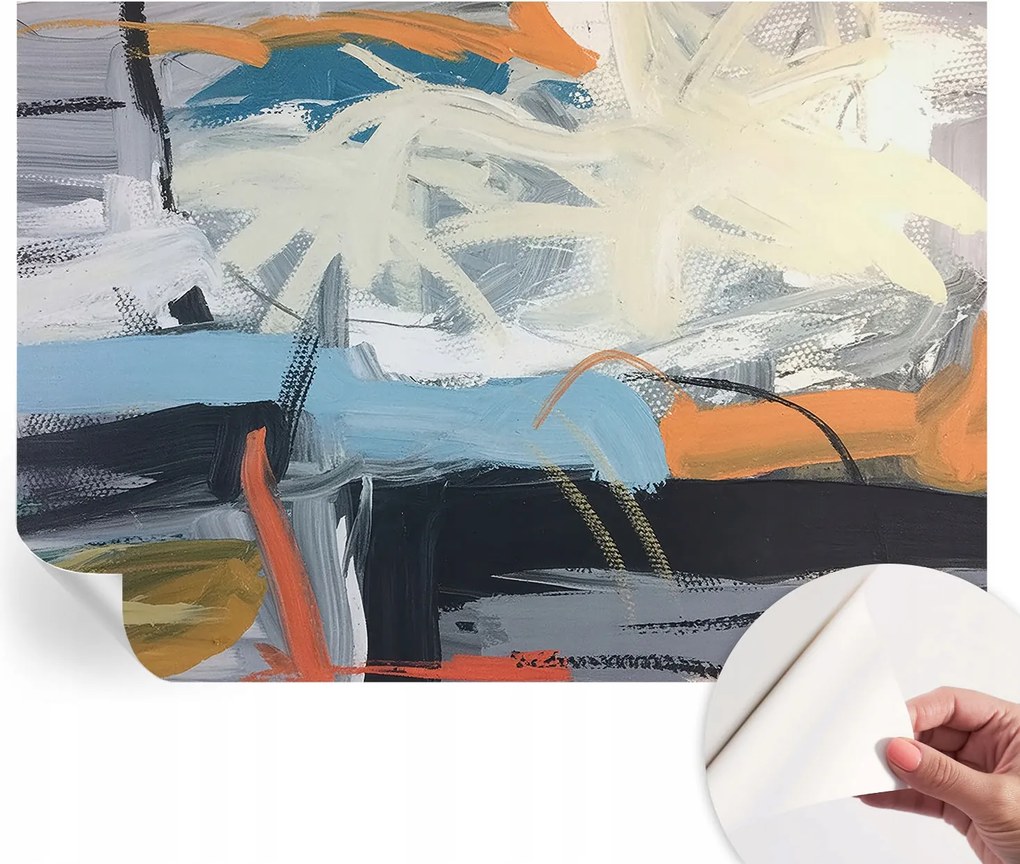 Prémium öntapadós fali fotótapéta Színes absztrakt 312x219 cm