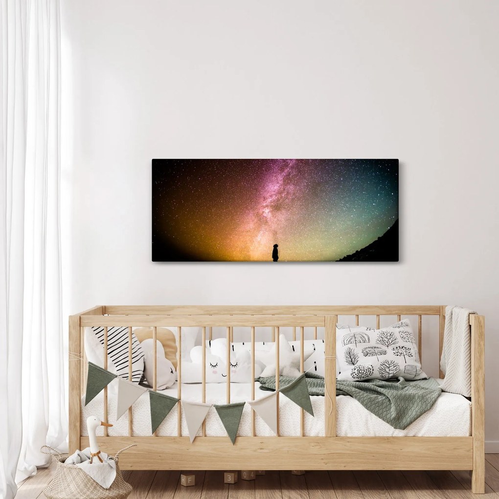 Kép - égbolt tele csillagokkal (120x50 cm)