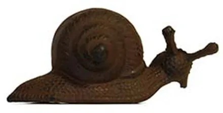 Öntöttvas állatdísz, csiga, nagy