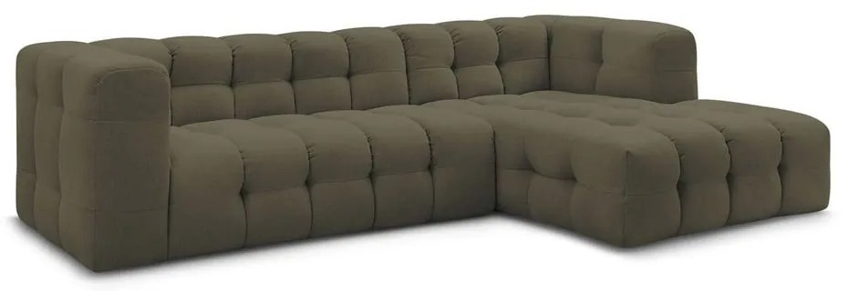 Zöld sarokkanapé (jobb oldali) Cloud – Bobochic Paris