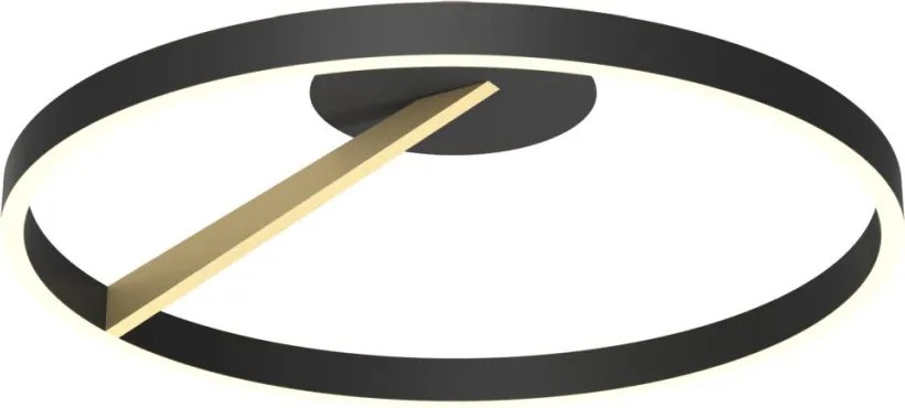 Zuma Line MALU MX3689-1L-3BGT Plafonlámpa 1x37W/LED 2700K-6000K 4300lm IP20