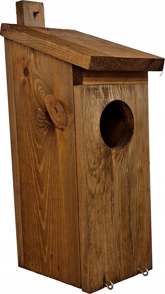Fából készült madárfészek Madárház D-típusú impregnált Tek
