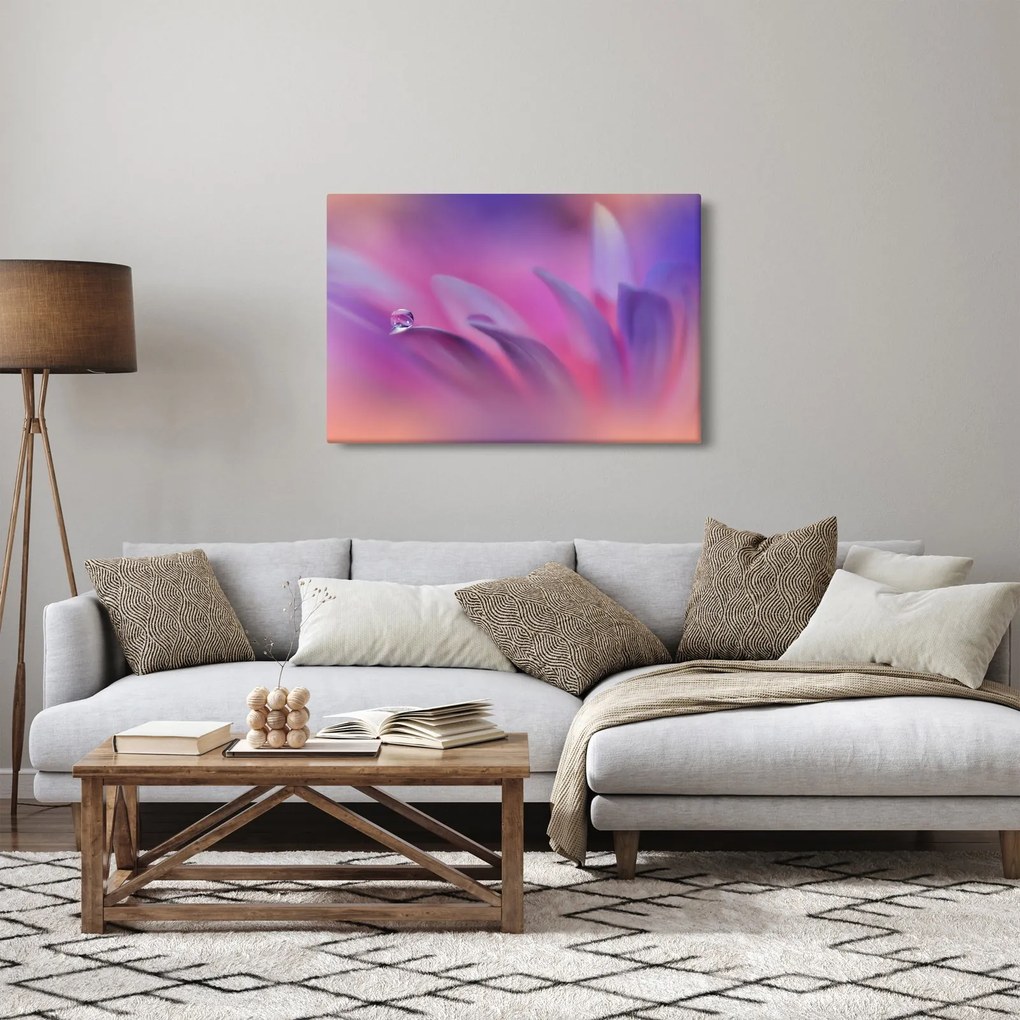 Kép - Csepp a virágon (90x60 cm)