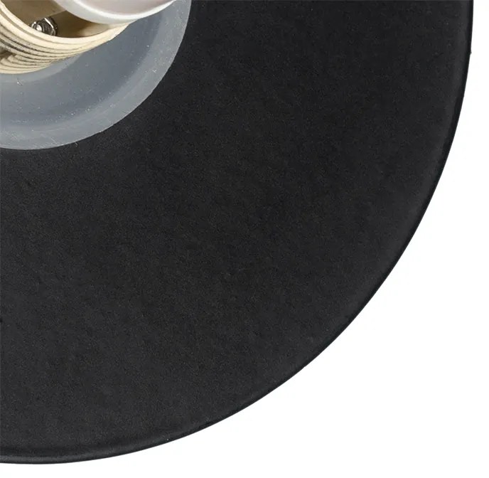 Fali lámpa fekete IP44 kapcsolóval - Cederic