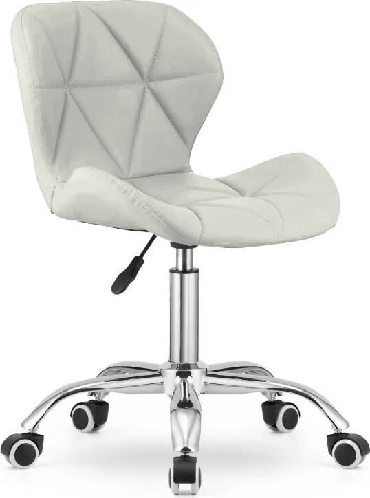 AVOLA VELVET irodai szék, fehér