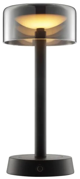 Brilliant - LED dimmelhető, tölthető, érintésvezérlésű asztali lámpa RAZOR LED/2,5W/5V 2700K IP44 fekete