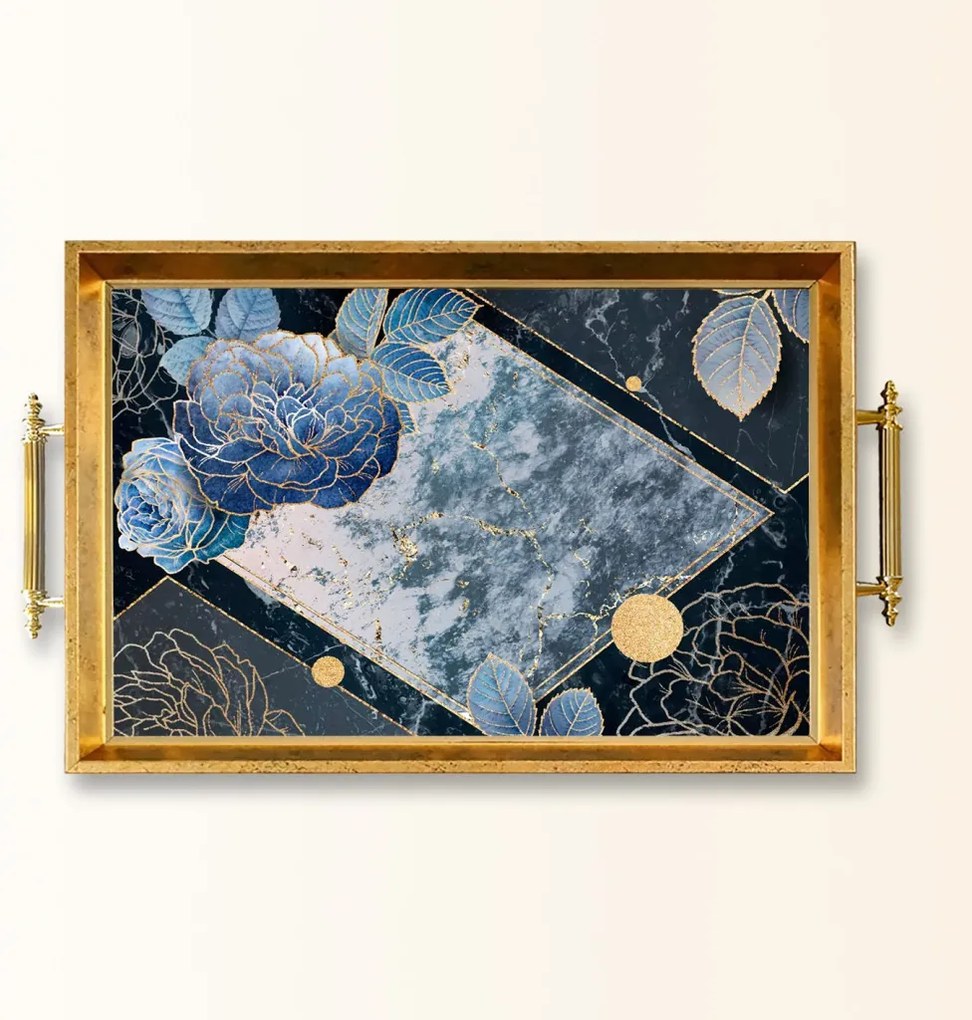 Üveg tálca, 38×24 cm – TPEA9906