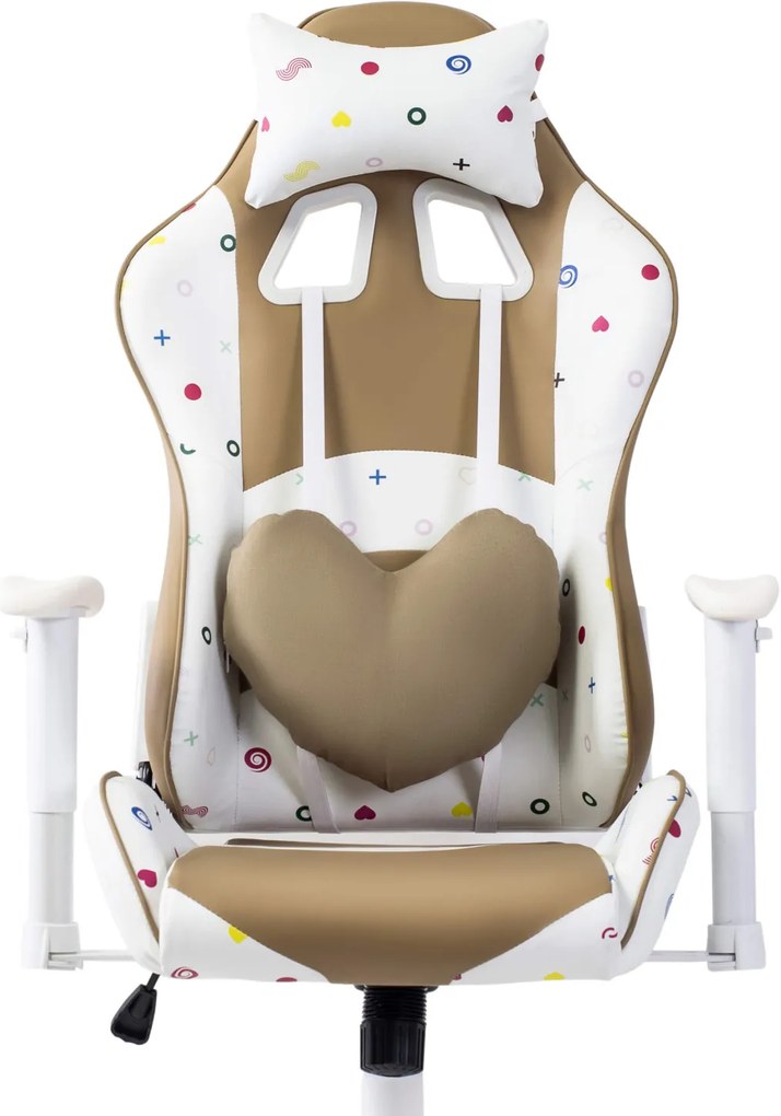 Irodai Forgószék Fehér/Barna Színben.CANDY