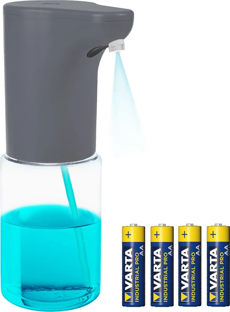 Automatikus érintésmentes szappanadagoló elemes 300ml automata diszperziós