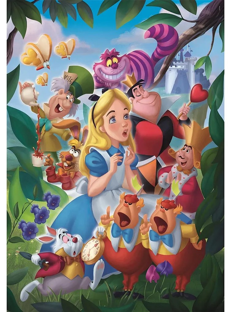 Disney Alice Csodaországban Adventures 1000 db-os Compact puzzle Clementoni