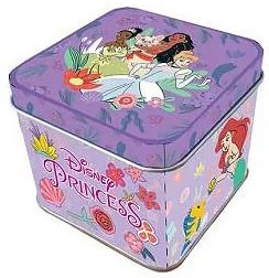 Disney Hercegnők Purple mini fém doboz 7,5 cm
