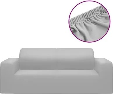 Rugalmas huzat 2 személyes kanapéhoz, szürke, farmer F131