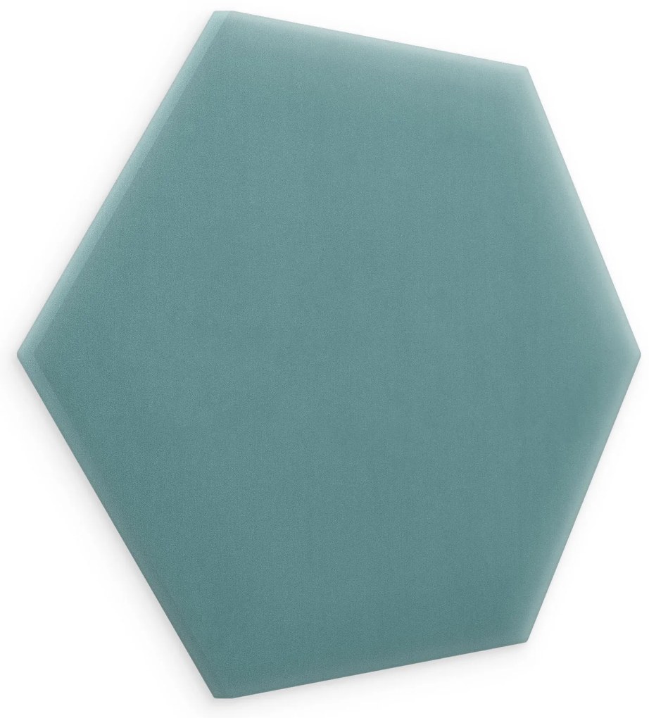 Bársony kárpitozott panel - Hatszög - 26x30cm Szín: Antik rózsaszín