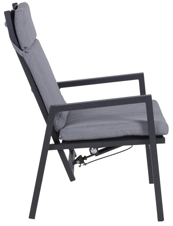 Szürke fém kerti szék Sintra – Garden Pleasure