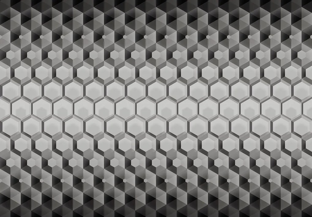 Fotótapéta - 3D hatszögek (152,5x104 cm)