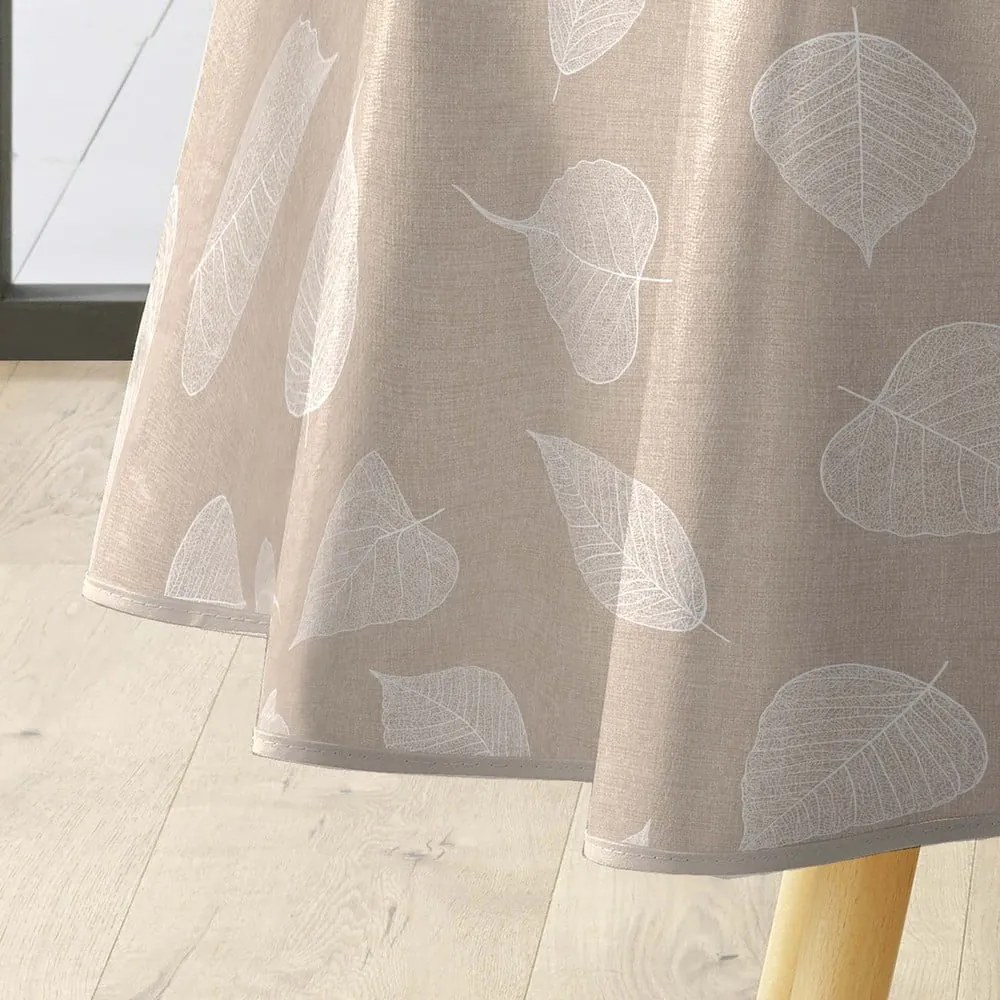 Lemosható asztalterítő ø 160 cm Feuillys – douceur d'intérieur