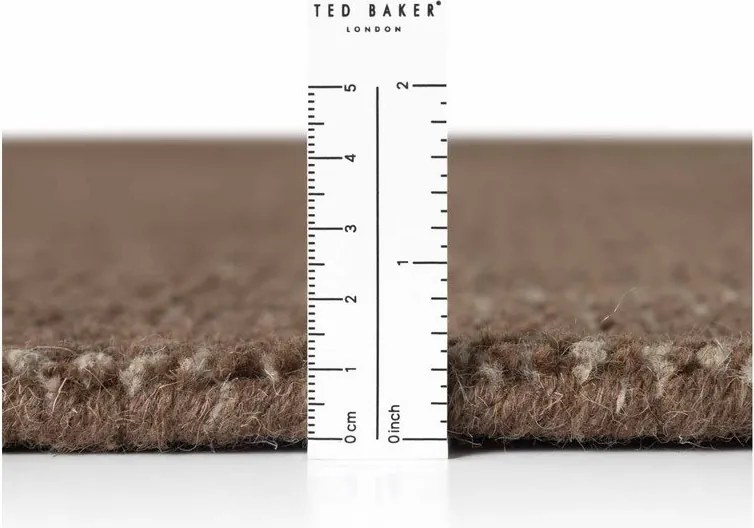 Barna kézi szövésű gyapjú szőnyeg 160x230 cm Greenwich – Ted Baker