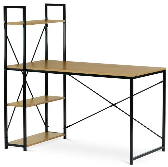 Íróasztal 120×60 cm, MDF, tölgy OAK