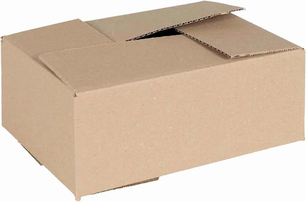 vidaXL Hajtható doboz 50 pcs Természetes 25 x 17,5 x 10 cm Karton