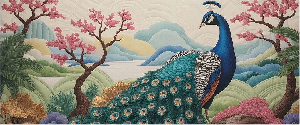 Fali fotótapéta előszoba konyhába Egzotikus szépség 250x104 ragasztó