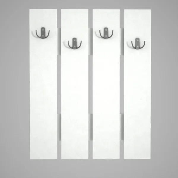 Fali akasztó ANITA 80x64,7 cm fehér