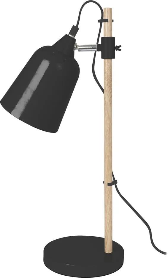 Wood fekete asztali lámpa - Leitmotiv
