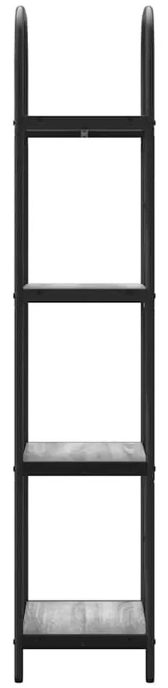 Könyvespolc Szürke sonoma 40 x 30 x 146 cm Faanyag