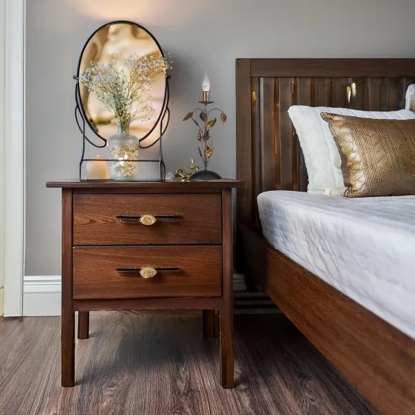 ONLI - Asztali lámpa COLLANA 1xE14/6W/230V 40 cm bronz