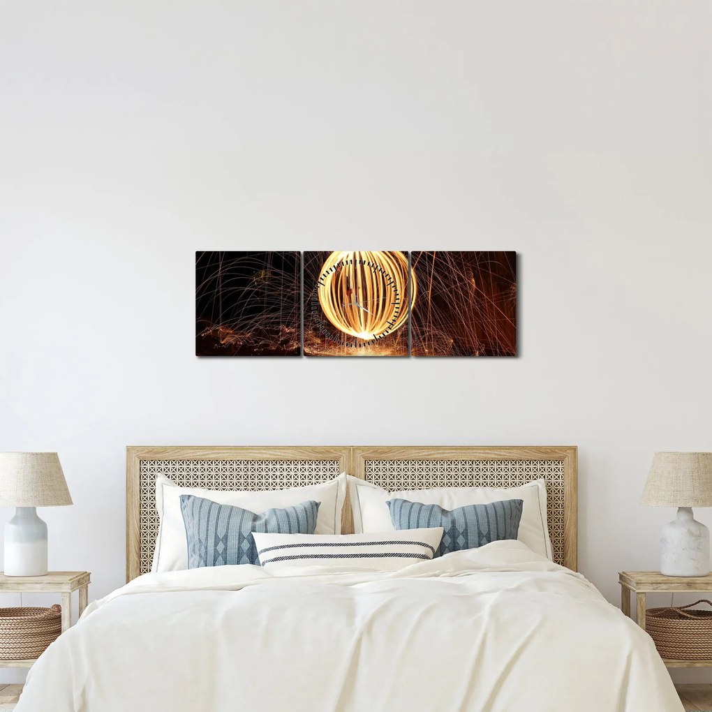 Kép - Fényfestés (órával) (90x30 cm)