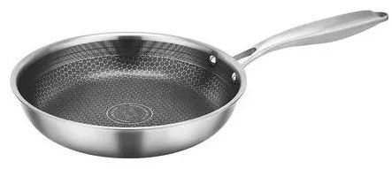 KITCHISIMO 20 cm-es rozsdamentes acél serpenyő