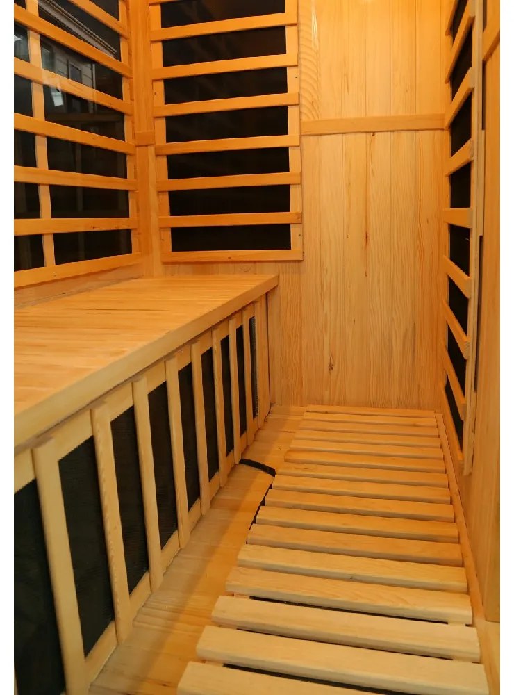 Sauna DeLuxe 3300 Carbon, barna