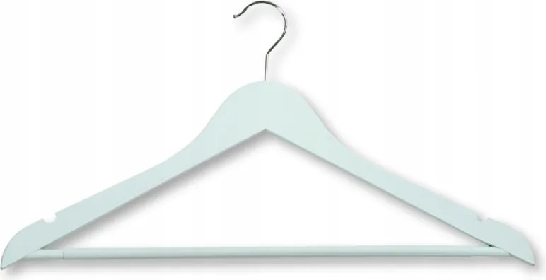 Műanyag akasztók kék 3 db csúszásgátló 45 cm