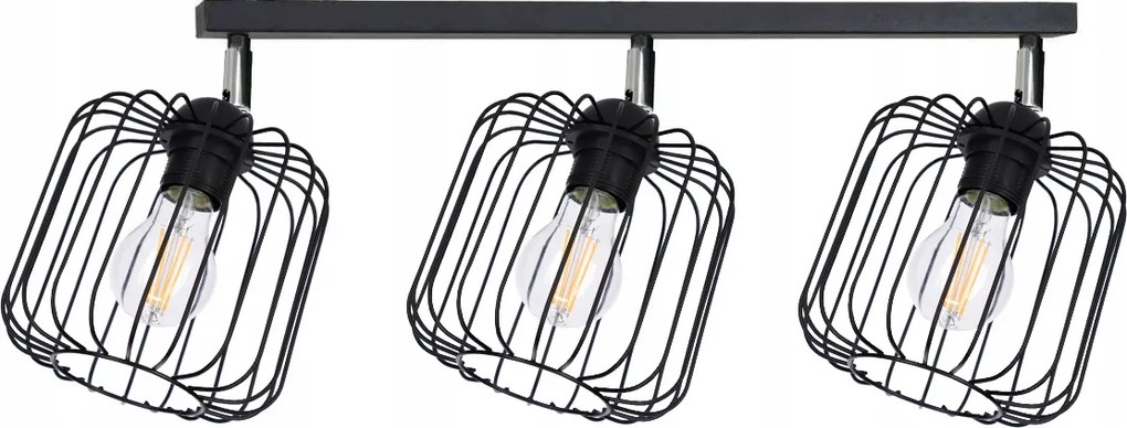 Mennyezeti lámpa lógó csillár plafon Ring fekete mennyezeti lámpa loft led