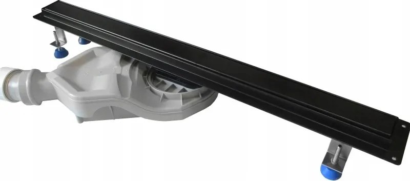 Slim fekete lineáris lefolyó 110 cm Preestige Black