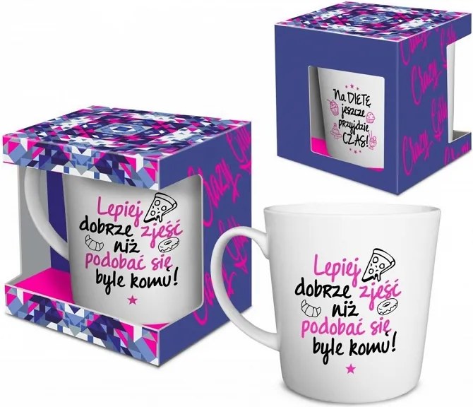 Nagy Méretű, Mintás Bögre Nőknek 480 ML Ajándék