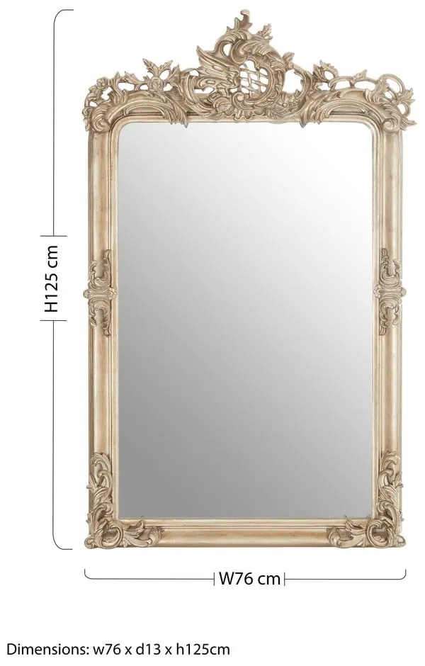 Fali tükör 76x125 cm Gilda – Premier Housewares