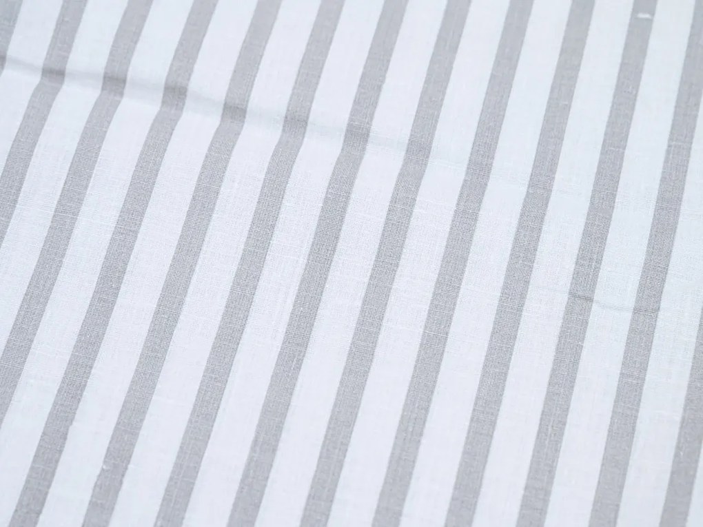 GREY LINES pamut ágyneműhuzat fehér Ágyneműhuzat mérete: 2 db 70 x 90 cm | 200 x 220 cm
