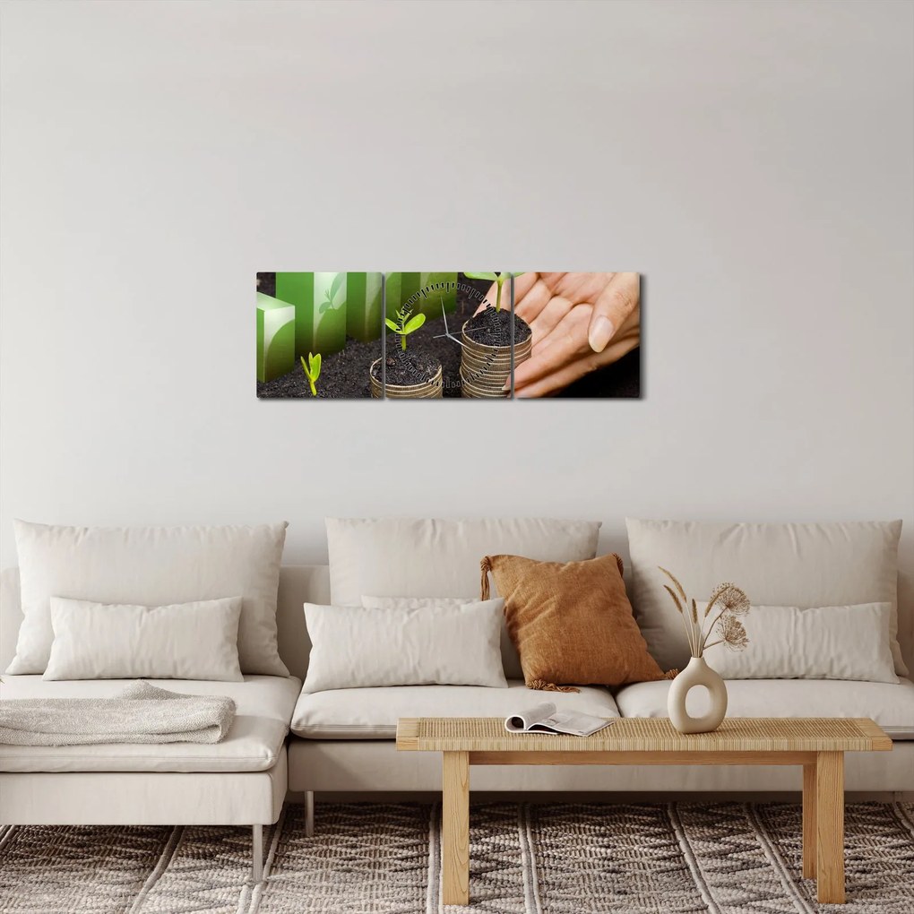 Kép - Növekedés (órával) (90x30 cm)