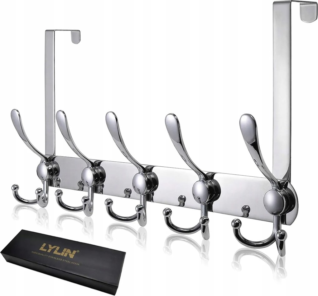 Lylin Rozsdamentes acél ajtófogas, ezüst